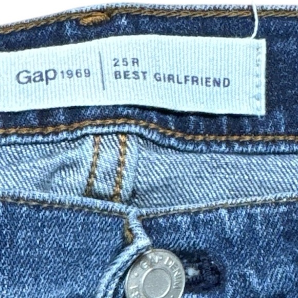 Gap Blue Studded Jeans Denim size 25 - Picture 4 of 6